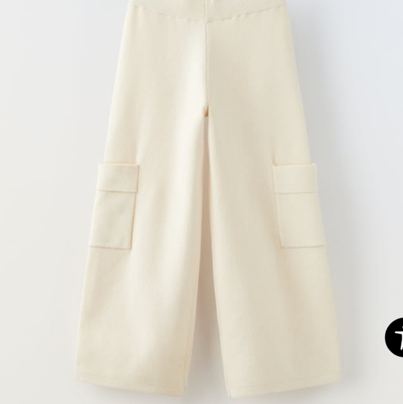Zara beige cargo pants - Picture 2 of 4